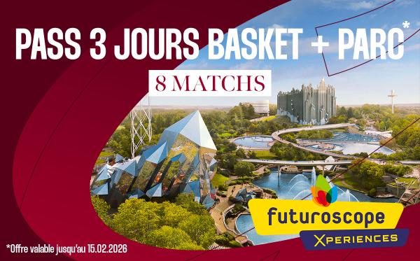 PASS 3 JOURS BASKET + PARC